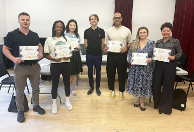 Open apply workshop for speaking in front of a group.