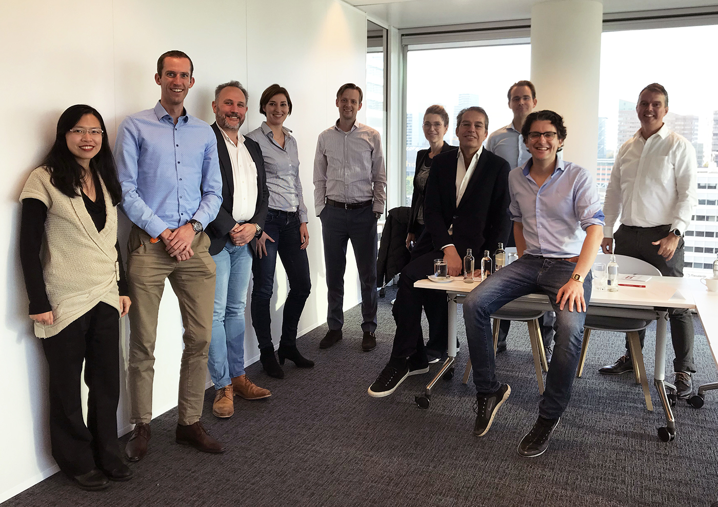 Herman Otten's speech coaching class for NN-Group