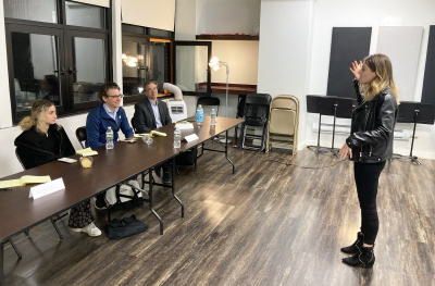 Public speaking workshop session by Herman Otten