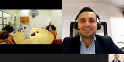 Engaging group speaking training at NN Group