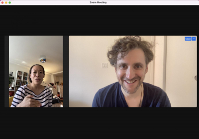 Online public speaking coaching NYC via Zoom call