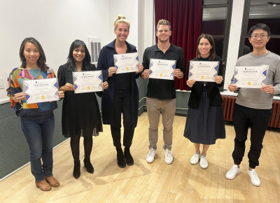 Live public speaking class session