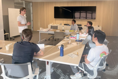 Public speaking workshop with Herman Otten at Harry's Inc