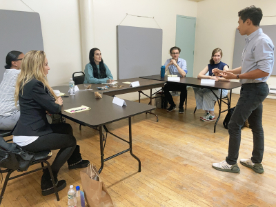 Public speaking workshop with Herman Otten