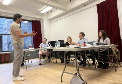 New York live speaking session