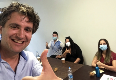 Group workshop for presentation skills