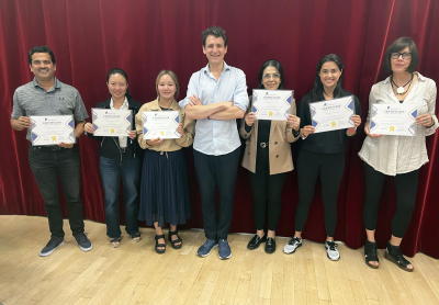 NY public speaking class session by Herman Otten