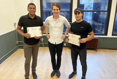 Public speaking class in New York