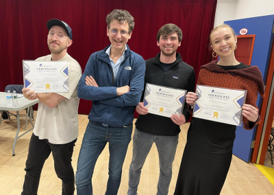 Public speaking class for attendees