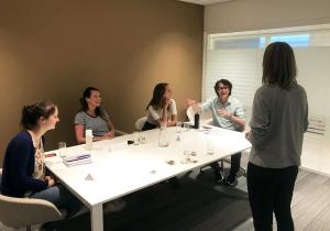 Herman Otten teaching a communication workshop for Alzheimer Center Amsterdam