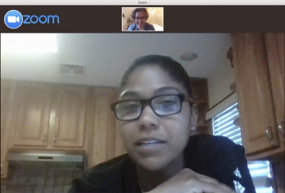 Online public speaking coach NYC training client